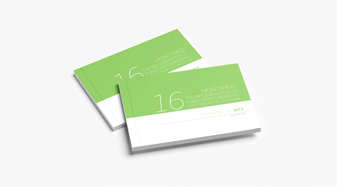 16 Monitoring of public procurement report