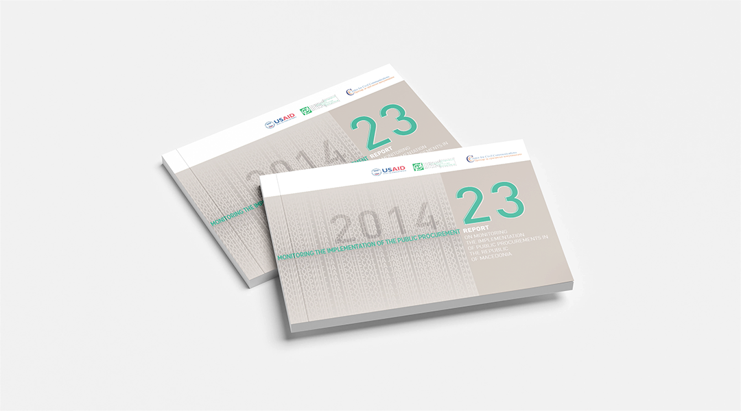 23 Monitoring of public procurement report and Companies’ survey about their experiences in public procurements