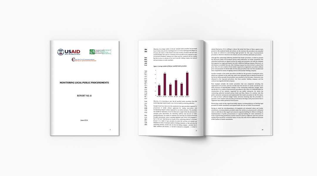 8 Report on monitoring public procurement at the local government level