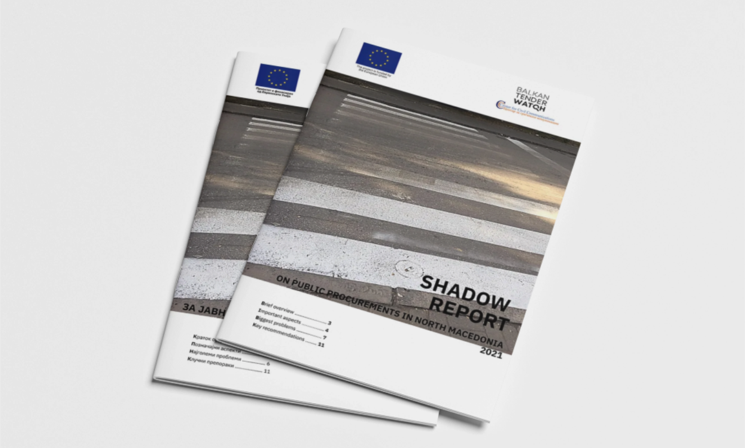 Shadow report on public procurement in North Macedonia 2021