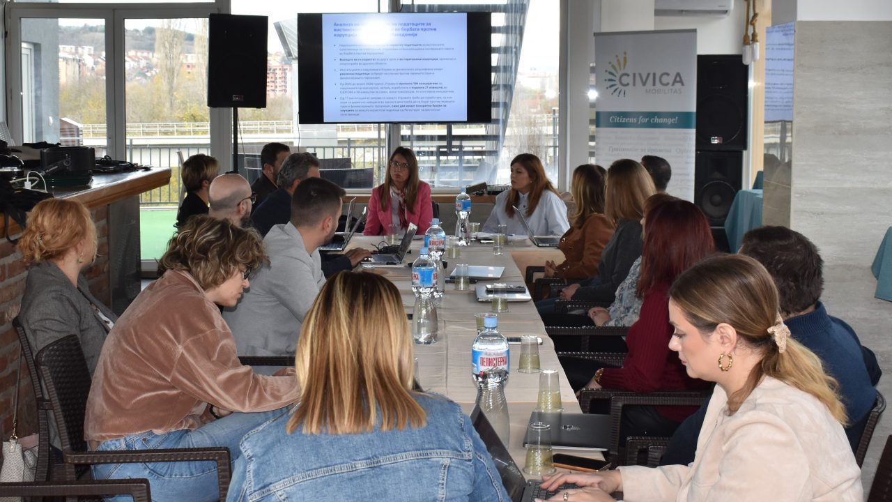 Работилница со антикорупциски граѓански организации за користење на податоците за вистински сопственици во борбата против корупцијата