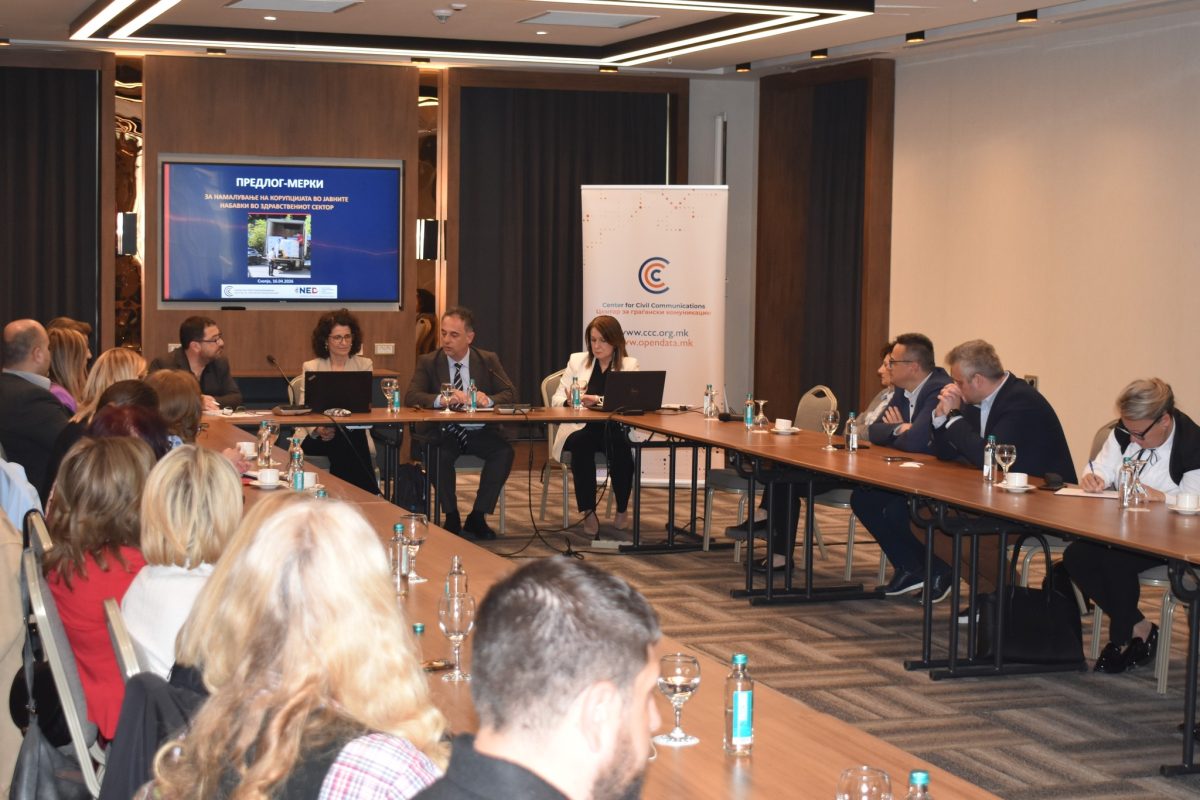 Дијалог за антикорупциски мерки во јавните набавки во здравството
