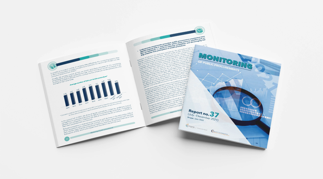 37 Monitoring of public procurement report (July-December 2021)