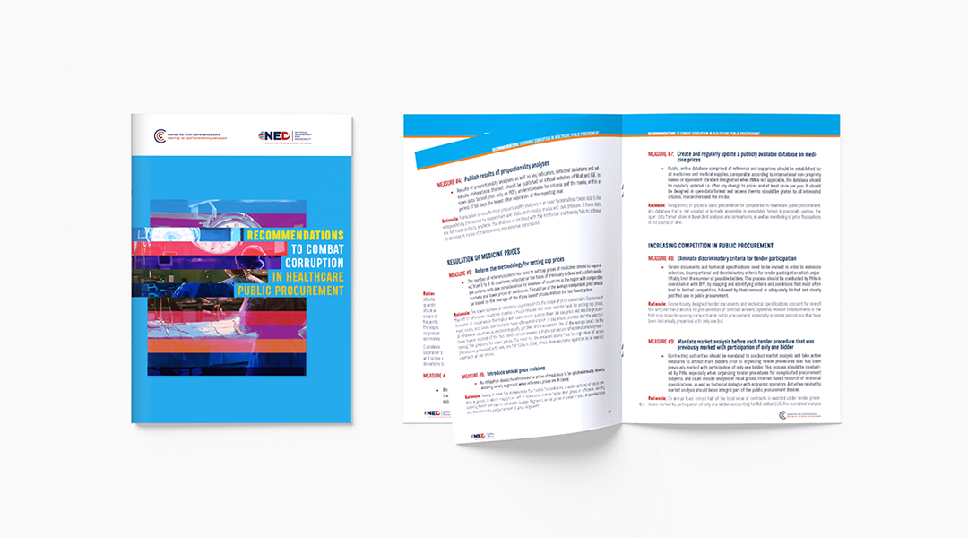 Recommendations to combat corruption in healthcare public procurement