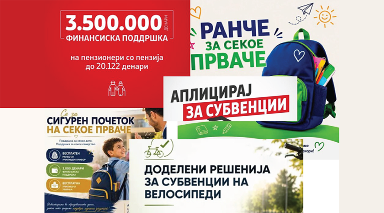 4 милиони евра поделиле општините за поддршка и дотации на граѓаните во изборната 2025 година